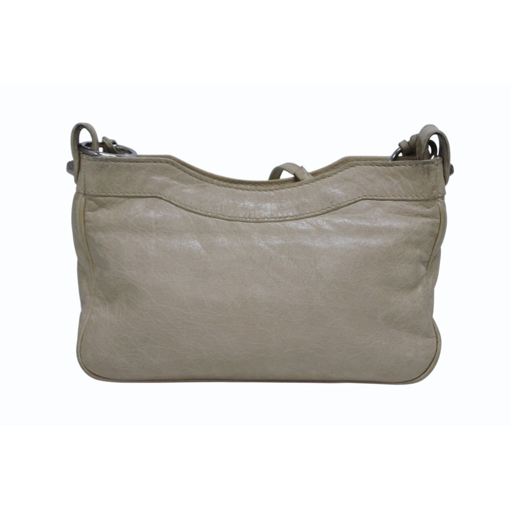 BALENCIAGA Classic The Hip Shoulder Bag Beige Tan Leather - Picture 2 of 10